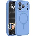 Miracase Silicone &amp; Magnetic for iPhone 18 Pro Max Case, Glacier