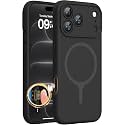 Miracase Silicone & Magnetic for iPhone 18 Pro Max Case, Black