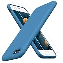 Miracase Silicone for iPhone SE 2022/SE 2020/7/8 Case,Capri Blue
