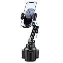 Miracase [Upgraded Version] Cup Phone Holder for Car, Universal Adjustable Long Neck Car Phone Mount Cradle Friendly Compatible with iPhone Samsung Google and All 4.0-7.0 inches Smartphones
