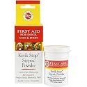Miracle Care Kwik Stop Styptic Powder for Dogs, Cats and Birds, 0.5 Ounce, Fast Acting Blood Stop Powder with Pain Relieving Benzocaine (Pack of 6)