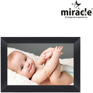 miracle digital 101 inch wifi smart digital photo frame 101 inch touchscreen 16 gb black