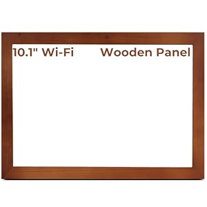 miracle digital wooden panel for 10134 wi-fi digital photo frame  elegant dark wooden frame for digital display  stylish durable home dcor design - wooden dark