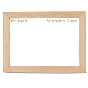miracle digital wooden photo frame panel for 1034 digital frame  wooden panel for digital display  premium light brown wooden frame for home dcor - light brown
