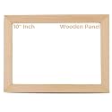 Miracle Digital Wooden Photo Frame Panel for 10" Digital Frame | Wooden Panel for Digital Display – Premium Light Brown Wooden Frame for Home Décor - Light Brown