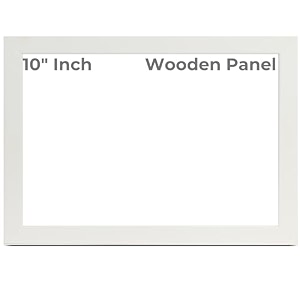 miracle digital wooden white panel for 1034 inch digital photo frame  elegant wooden frame for digital display - stylish durable design for home dcor - wooden white