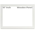 Miracle Digital Wooden White Panel for 10" Inch Digital Photo Frame | Elegant Wooden Frame for Digital Display - Stylish, Durable Design for Home Décor - Wooden White