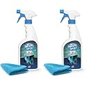 MiracleSpray for Electronics Cleaning, Safe Multisurface Cleaner for Any TV, Phone, Monitor, Keyboard, Screen, Computer, Includes Microfiber Towel - 16 Ounce Kit (Pack of 2)