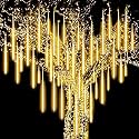 MIRADH Rain Drop Lights, LED Meteor Shower 11.8 inch 8Tubes 192 leds, Falling Lights diwali lights for decoration for home for home decoration(Warm-White)