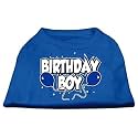 Mirage Pet Products 18-Inch Birthday Boy Screen Print Shirts, XX-Large, Blue