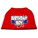 Mirage Pet Products 18-Inch Birthday Boy Screen Print Shirts, XX-Large, Red