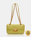 Miraggio Green Sling Bag Naomi Quilted Crossbody