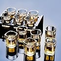 Designer Taqila Shot Glass for Brandy Vodka and Tequila Shot 60 ml Set of 6 027