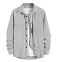 MiraMichi Men39s Full Sleeve Corduroy Striped Casual