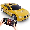 Mirana Tracer C-Type USB Rechargeable App Controlled Racing RC Car| High Speed Remote Control Car Toy | Immersive AR Gameplay | Gift for Boys and Kids Girls (Cadmium Yellow)