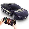Mirana Tracer C-Type USB Rechargeable App Controlled Racing RC Car| High Speed Remote Control Car Toy | Immersive AR Gameplay | Gift for Boys and Kids Girls (Purple)