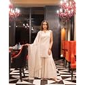 Miravan Embroidered Kurta Sharara amp Dupatta Set