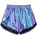 Mirawise Girls Metallic Shorts Shiny Hot Pants Sparkly Dance Outfits Short Pants