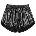 Mirawise Girls Metallic Shorts Shiny Hot Pants Sparkly Dance Outfits Short Pants