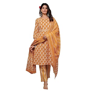 MIRCHI FASHION Pure Cotton Women Straight Printed
