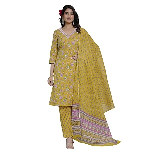 MIRCHI FASHION Pure Cotton Women Straight Printed