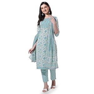MIRCHI FASHION Pure Cotton Women Straight Print