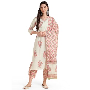 MIRCHI FASHION Pure Cotton Women Straight Printed