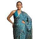 MIRCHI FASHION Women Saree Chiffon Laheriya Printed | Traditional Festive and Wedding Sari with Unstitched Blouse Piece
