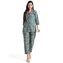 MIRCHI FASHION Pure Cotton 3 Piece Cord Set | Floral Printed Shrug, Inner Top & Pant Outfit | Ethnic Indo Western Office Wear Collection