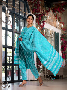 MIRCHI FASHION Women Kurta Pant Dupatta Set