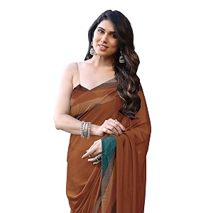 MIRCHI FASHION Women Saree Chiffon Chintz Motif