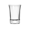 miRim Designer Shot Glass for Whisky Brandy Vodka and Tequila Shots 40 ml (Set of 6) - Transparent (Style 5)