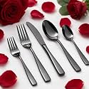 Mirror Polished Black 15 Pcs Cutlery Set for Dining Table