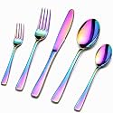 Mirror Polished Rainbow 1 Pcs Cutlery Set for Dining Table