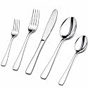 Mirror Polished Silver 5 Pcs Cutlery Set for Dining Table
