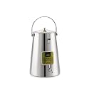 Mirror Stainless Steel Conical Water Tank : Large | Water Container | Capacity : 15 Litre (Plain)