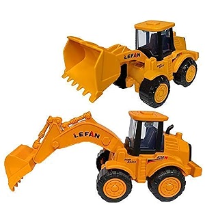 plastic 168-51 realistic excavator unbreakable truck construction vehicles toy trucks bulldozer play set building vehicles set for kids multi
