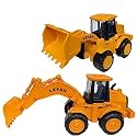 Plastic 168-51 Realistic Excavator Unbreakable Truck Construction Vehicles Toy Trucks Bulldozer Play Set Building Vehicles Set for Kids (Multi)