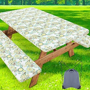 misaya Picnic Table Cover with Bench Cover
