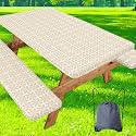 misaya Picnic Table Cover with Bench Cover