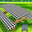 misaya Picnic Table Cover with Bench Cover