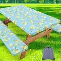 misaya Picnic Table Cover with Bench Cover