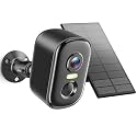 MISECU Solar Camera Outdoor Wireless, 2K Battery Powered WiFi Cameras for Home Security, Solar Powered Security Camera with AI Motion Detection, Color Night Vision, Two-Way Talk, IP66 Weatherproof