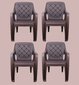 misha enterprise plastic living room chair finish color - design 1 - pack of 4 pre-assembled