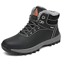 Mishansha Men's Waterproof Snow Boots, Insulated Winter Hiking Boots
