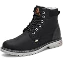 Mishansha Men's Waterproof Snow Boots, Insulated Winter Hiking Boots