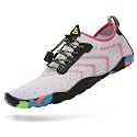 Mishansha Water Shoes for Women Men, Quick-Dry Barefoot Swim Shoes