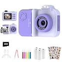 MISIRUN Instant Print Camera for Kids Ages 4-12, Birthday Gift for Girl boy