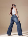 Miss Chase Flared Women Blue Jeans