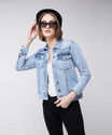 Miss Chase Full Sleeve Solid Women Denim